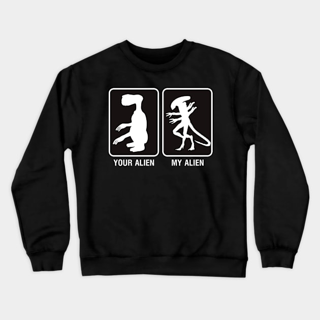 Not My Alien Crewneck Sweatshirt by joefixit2